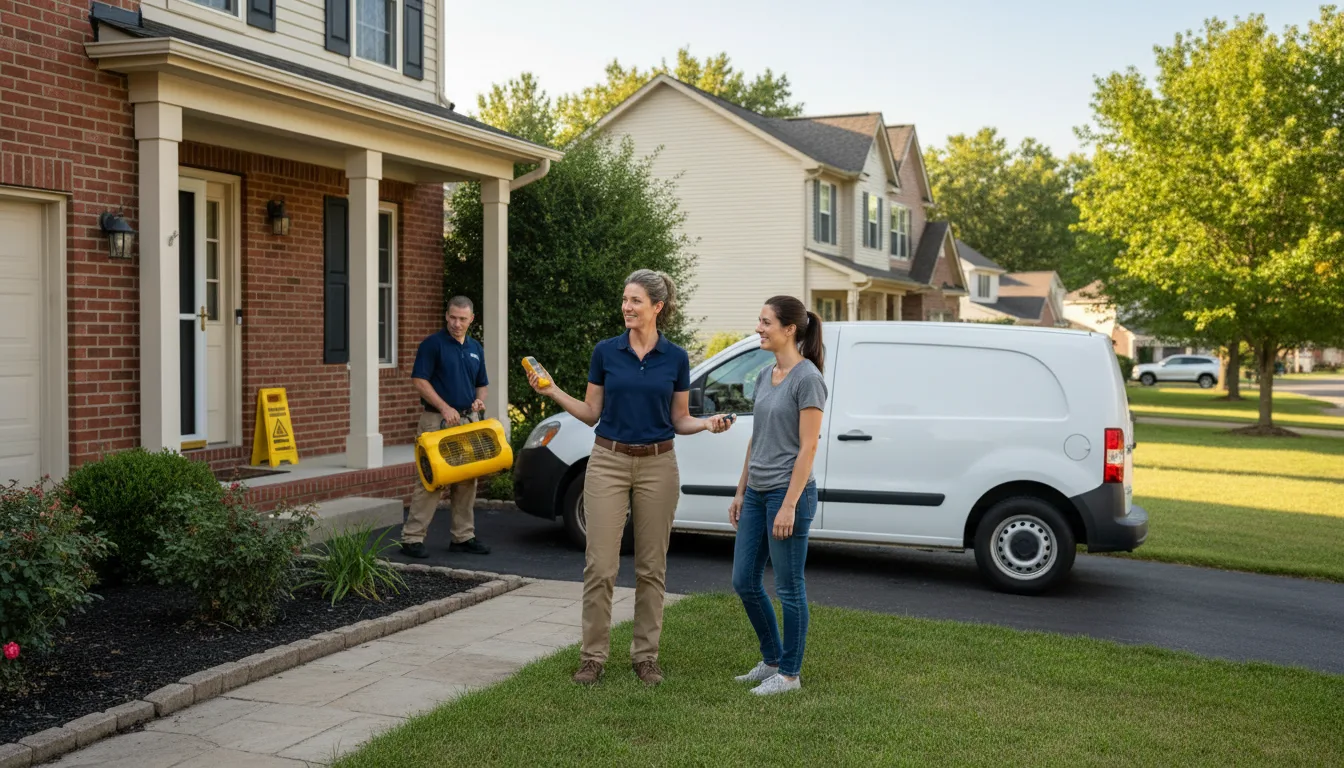 Water restoration image for Mildew Remediation in Newcomb, MD